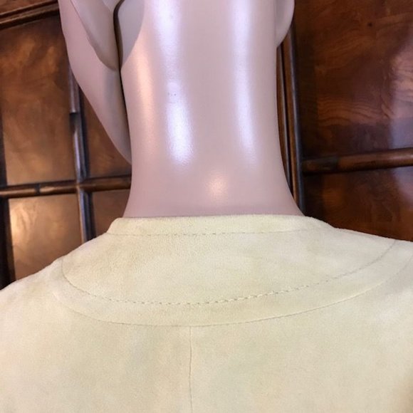 Jones New York Buttercream Genuine Suede Jacket - Picture 8 of 14